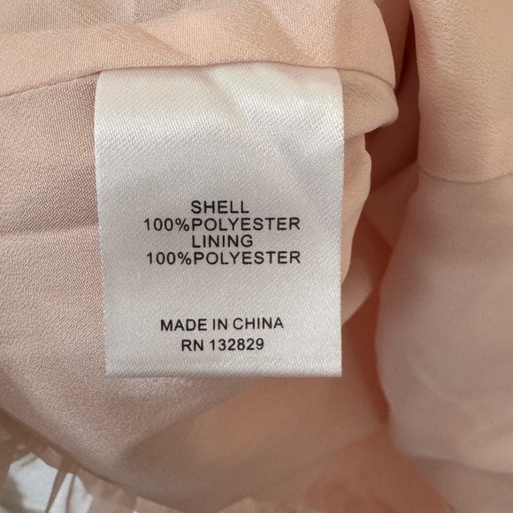 NWT Lovers + Friends Pink Ruched Sheath Dress with Bishop Sleeves Size XS - Picture 8 of 11